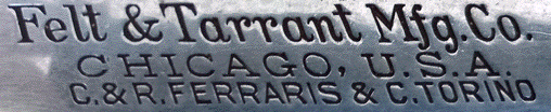 Logo del produttore - macchina 6850
