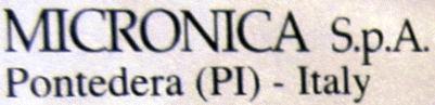 Logo del produttore - macchina 85